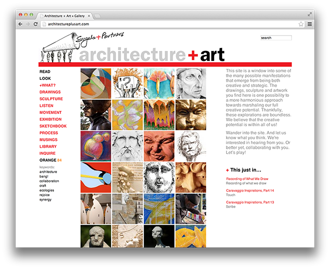 Architecture + Art Website