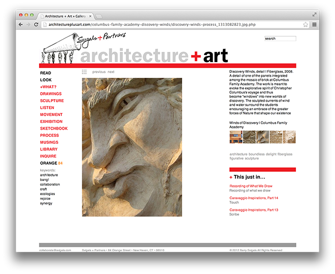 Architecture + Art Website